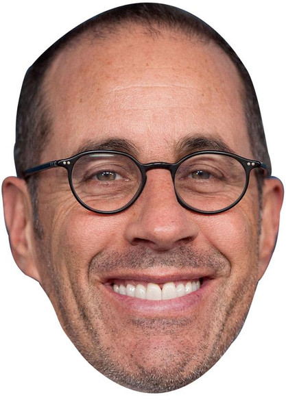 Jerry Seinfeld Jb - Music Star Fancy Dress Cardboard Celebrity Face Mask
