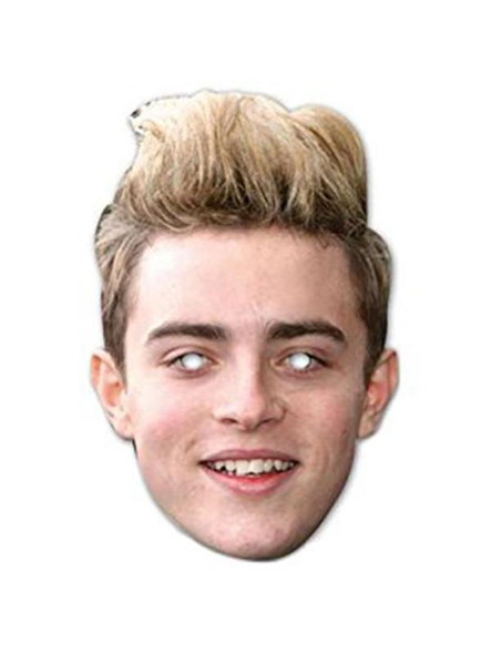 John Jedward Jb - Music Star Fancy Dress Cardboard Celebrity Face Mask