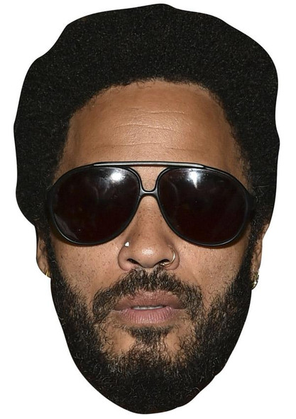 Lenny Kravitz Jb - Music Star Fancy Dress Cardboard Celebrity Face Mask