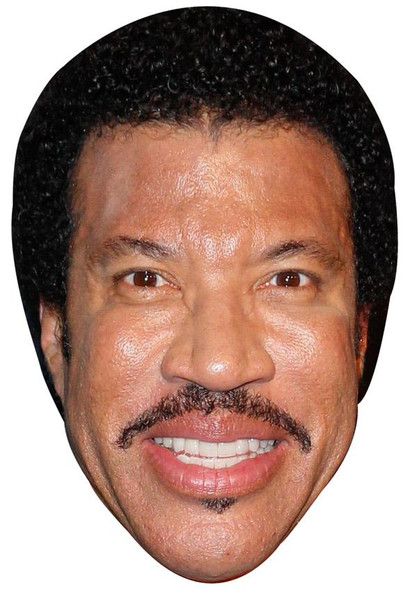 Lionel Richie Jb - Music Star Fancy Dress Cardboard Celebrity Face Mask