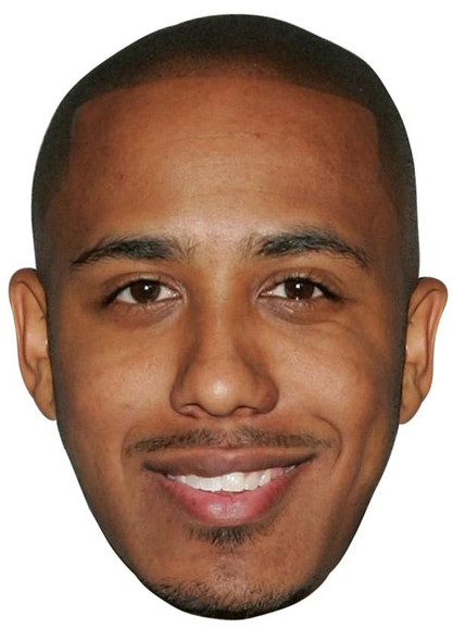Marcus Houston Jb - Music Star Fancy Dress Cardboard Celebrity Face Mask