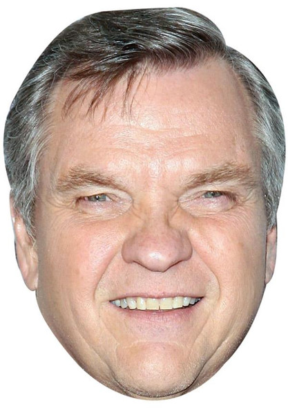 Meatloaf Jb - Music Star Fancy Dress Cardboard Celebrity Face Mask