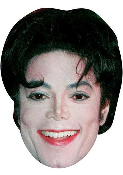 Michael Jackson 01 Jb - Music Star Fancy Dress Cardboard Celebrity Face Mask