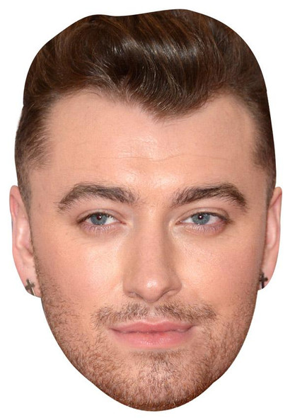Sam Smith Jb - Music Star Fancy Dress Cardboard Celebrity Face Mask
