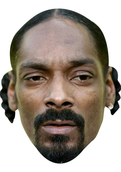 Snoop Dogg Jb - Music Star Fancy Dress Cardboard Celebrity Face Mask