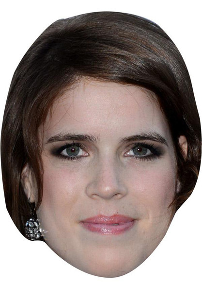 Princess Eugenie Jb - Royal Fancy Dress Cardboard Celebrity Face Mask