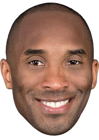 Kobe Bryant Jb - Basketball Star Fancy Dress Cardboard Celebrity Face Mask