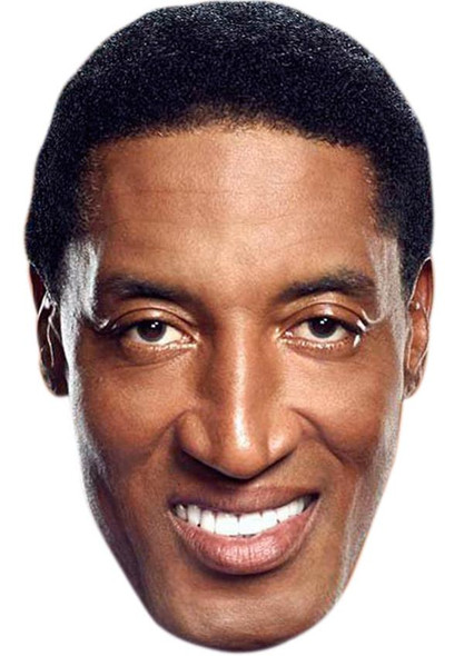 Scottie Pippin Jb - Basketball Star Fancy Dress Cardboard Celebrity Face Mask
