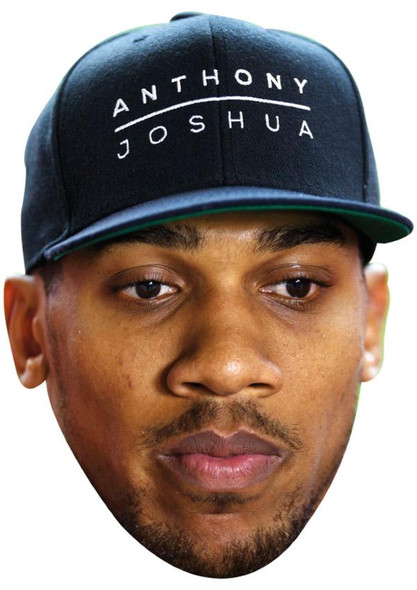 Anthony Joshua Cap Jb - Boxing Fancy Dress Cardboard Celebrity Face Mask