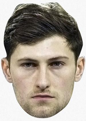 Ben Davies Mask Wales Jb - Footballer Fancy Dress Cardboard Celebrity Face Mask