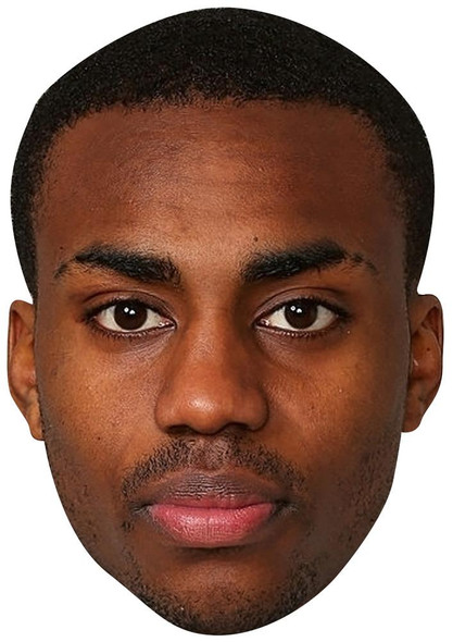 Danny Rose Mask Jb - Footballer Fancy Dress Cardboard Celebrity Face Mask