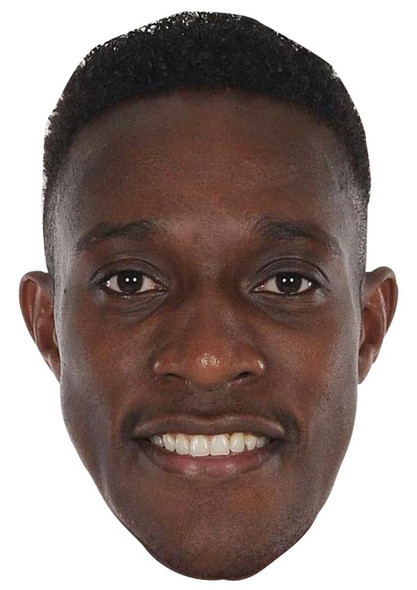 Danny Welbeck Jb - Footballer Fancy Dress Cardboard Celebrity Face Mask