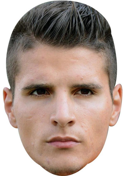 Erik Lamela Jb - Footballer Fancy Dress Cardboard Celebrity Face Mask