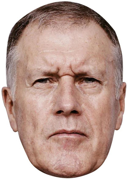 Geoff Hurst Old Jb - Footballer Fancy Dress Cardboard Celebrity Face Mask