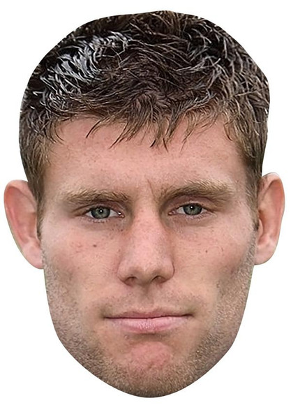James Milner Jb - Footballer Fancy Dress Cardboard Celebrity Face Mask