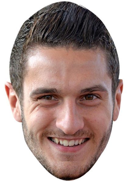 Koke Jb - Footballer Fancy Dress Cardboard Celebrity Face Mask