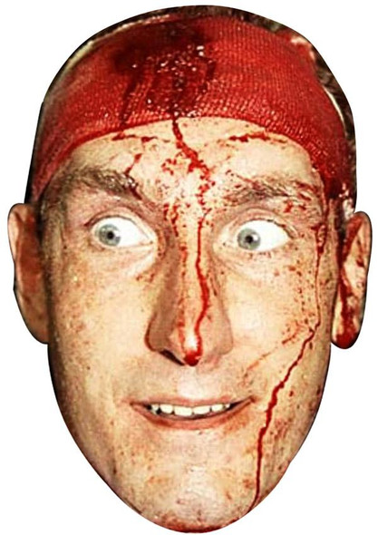 Terry Butcher Blood Jb - Footballer Fancy Dress Cardboard Celebrity Face Mask