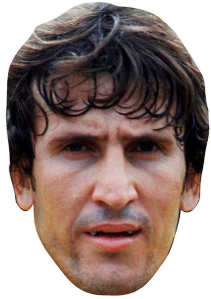 Zico Jb - Footballer Fancy Dress Cardboard Celebrity Face Mask