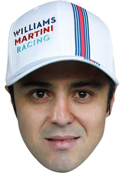 Felipe Massa Cap Jb - Formula 1 Driver Fancy Dress Cardboard Celebrity Face Mask
