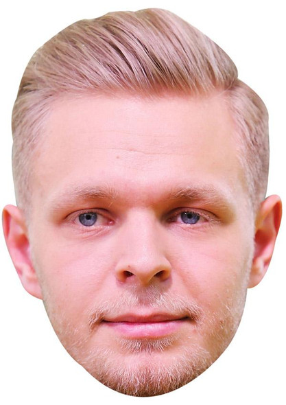 Kevin Magnussen Jb - Formula 1 Driver Fancy Dress Cardboard Celebrity Face Mask