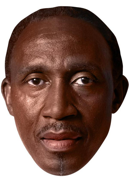 Linford Christie Jb - Athletics Fancy Dress Cardboard Celebrity Face Mask