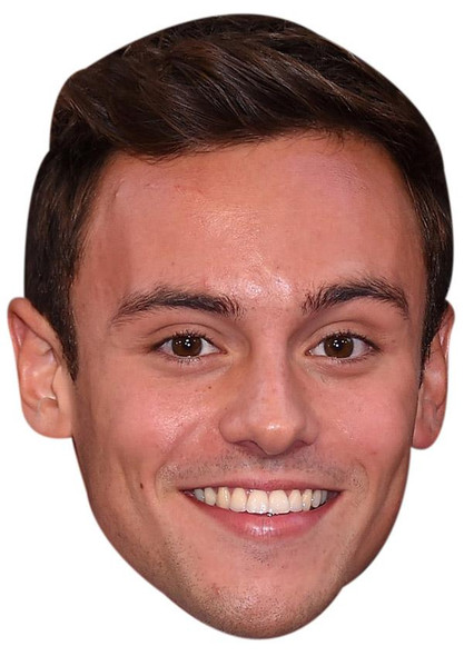 Tom Daley Jb - Athletics Fancy Dress Cardboard Celebrity Face Mask