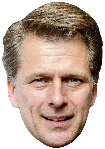 Andrew Castle Jb - Tennis Fancy Dress Cardboard Celebrity Face Mask