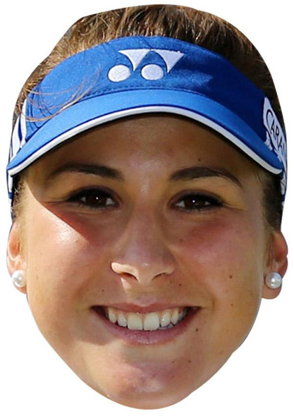 Belinda Benic Jb - Tennis Fancy Dress Cardboard Celebrity Face Mask