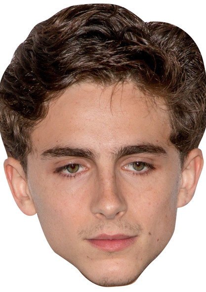 Timothã©E Chalamet - Actor Movie Celebrity Party Face Mask | Fancy Dress