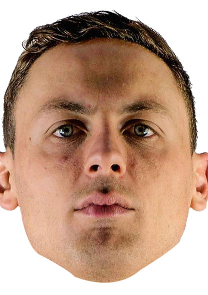 Nemanja Matic 2 2020 Face Football Celebrity Party Face Mask | Fancy Dress