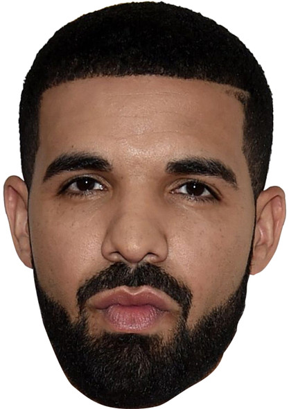 Drake 2020 Face Music Star Celebrity Party Face Mask | Fancy Dress