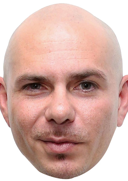Pitbull 2020 Face Music Star Celebrity Party Face Mask | Fancy Dress