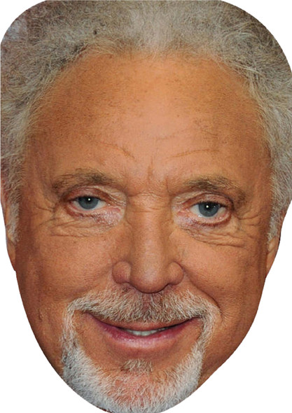 Tom Jones 2015 2020 Face Music Star Celebrity Party Face Mask | Fancy Dress