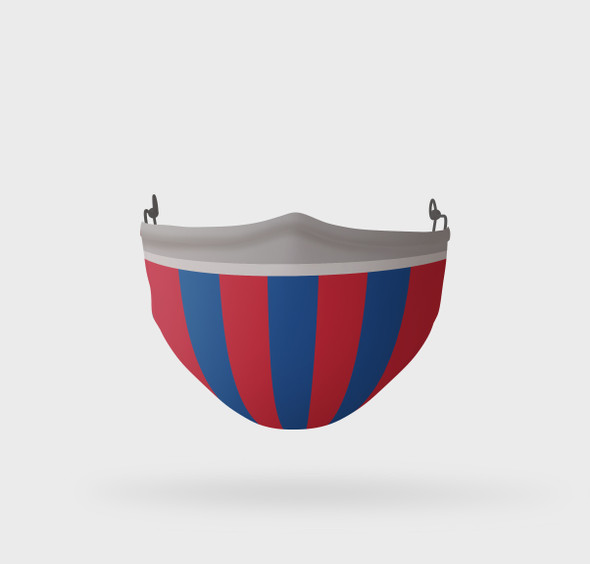 Inspired By Crystal Palace Football Colours Face Covering