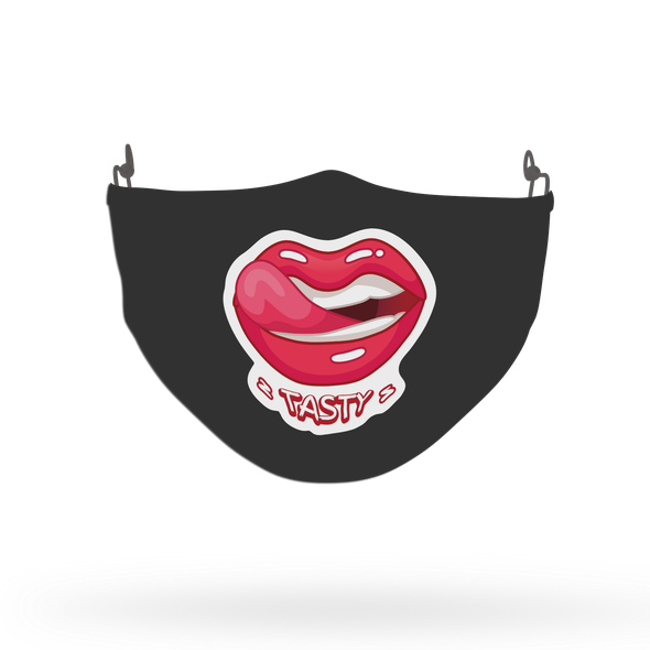 Sexy Lips 'Tasty' Face Covering Print 8