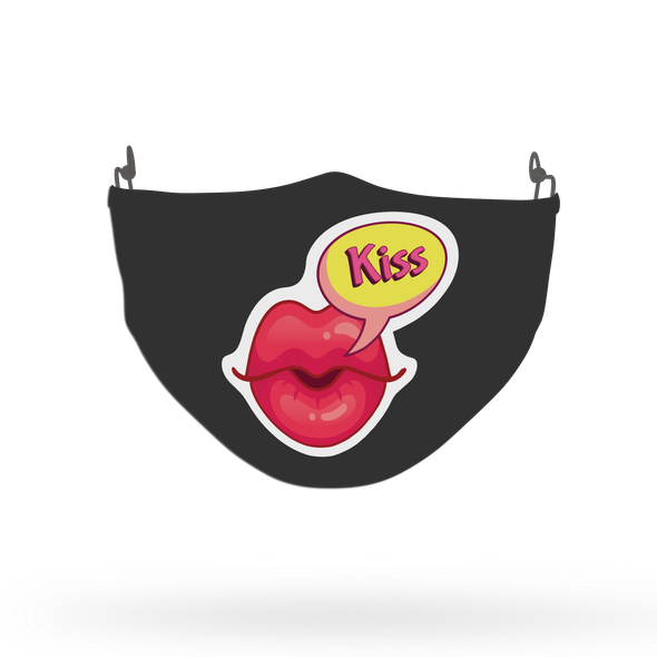 Sexy Lips 'Kiss' Face Covering Print 9