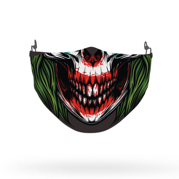 Clown Skull Face Covering Print 11