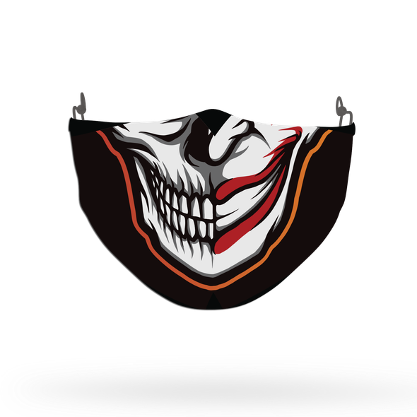 Joker Clown Skull Pattern Face Covering Print 4