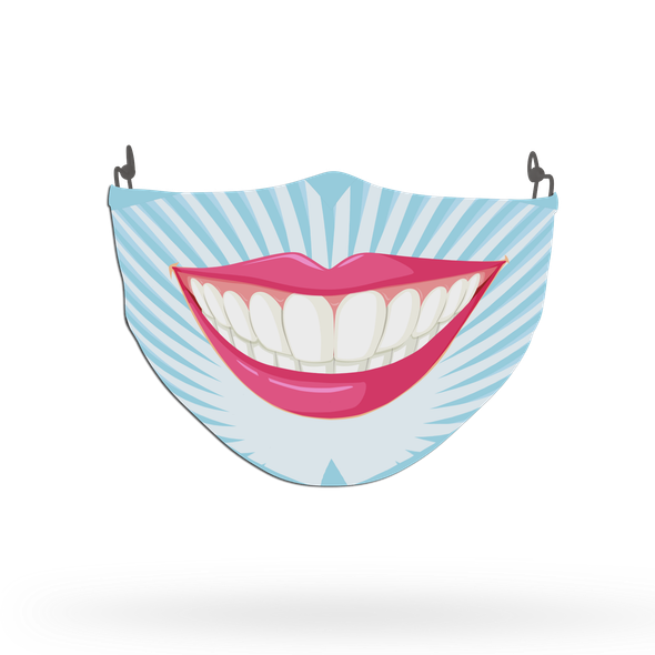 Smile Theme Face Covering Print 3