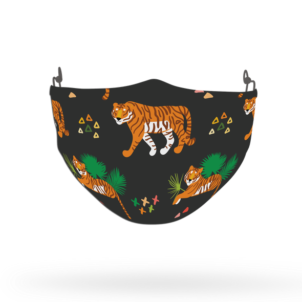 Wild Leaves Theme Face Covering Print 3
