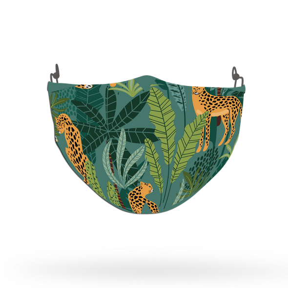 Wild Leaves Theme Face Covering Print 4