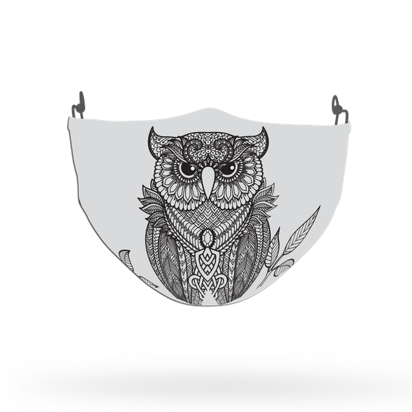 Owl Animal Face Covering Print 4