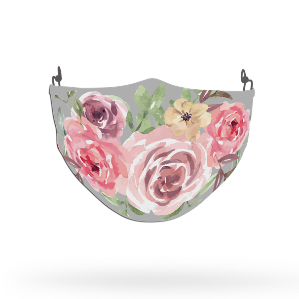 Red Rose Face Covering Print 3