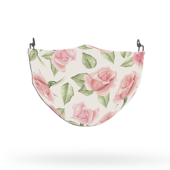 Red Rose Face Covering Print 9