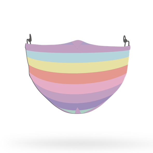 Rainbow Colours Face Covering Print 4