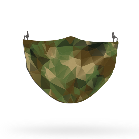 Camouflage Pattern Face Covering Print 5