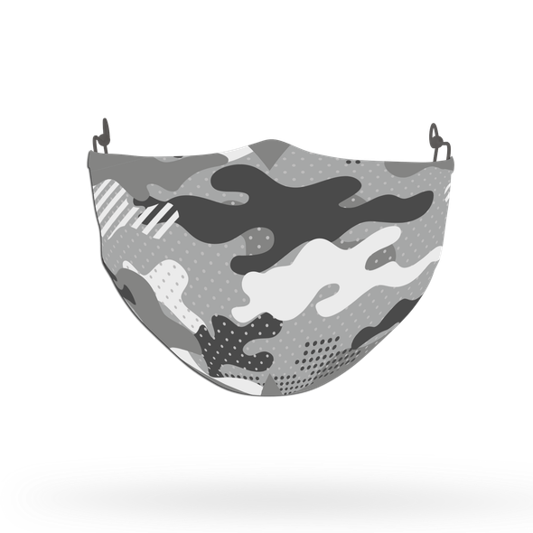 Camouflage Pattern Face Covering Print 9