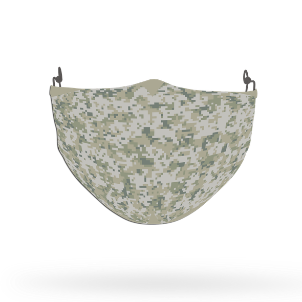 Camouflage Pattern Face Covering Print 11