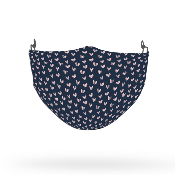 Heart Pattern Face Covering Print 42