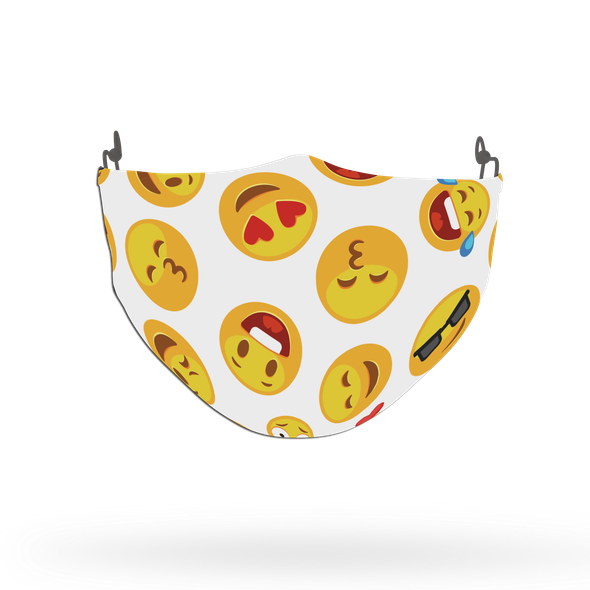 Emoji Pattern Face Covering Print 2